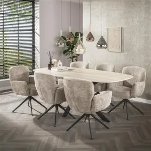 Armstoel Forza draaibaar verpakt per 2 / Hoven zand