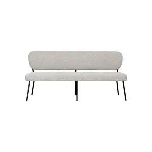 Eetkamerbank Singapore - Naturel - Royal Boucle - 160 cm