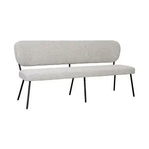 Eetkamerbank Singapore - Naturel - Royal Boucle - 220 cm