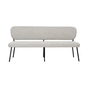 Eetkamerbank Singapore - Naturel - Royal Boucle - 220 cm