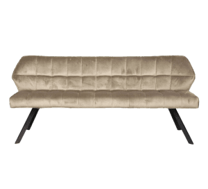 Eetkamerbank Raster Velvet 180 Champagne