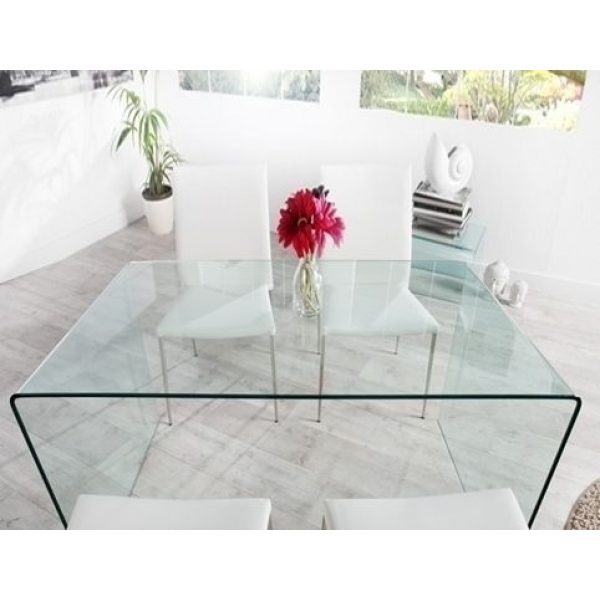 Design Glazen Eettafel Ghost 120