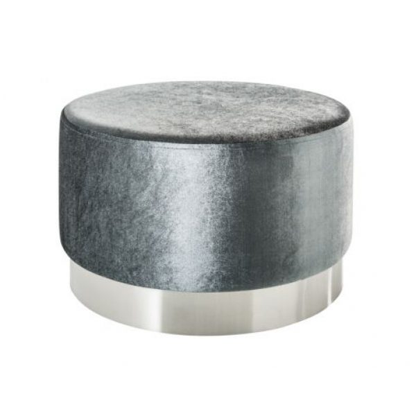 Bijzettafel Glamour Velvet Zilver