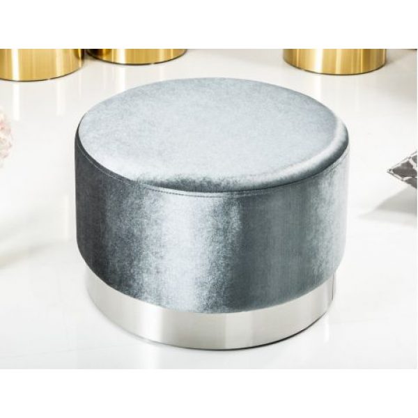 Bijzettafel Glamour Velvet Zilver