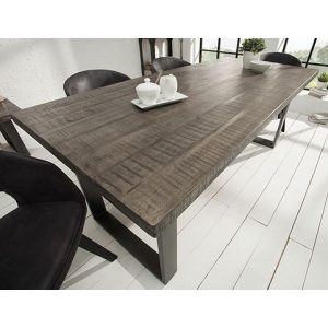Eettafel Iron Craft Mango Antraciet 180