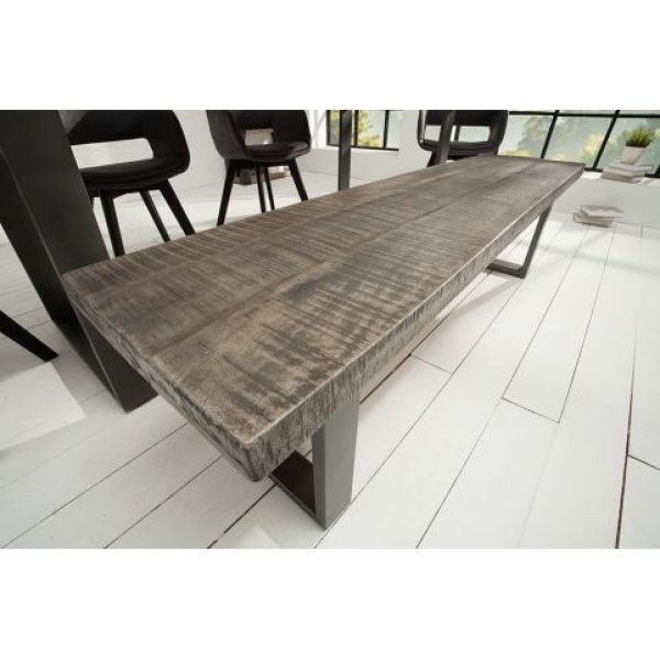 Eetkamerbank Iron Craft Mango Antraciet 170