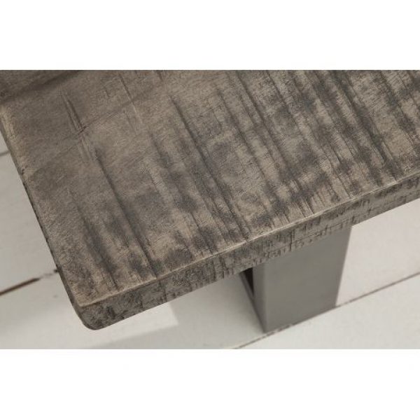 Eetkamerbank Iron Craft Mango Antraciet 170