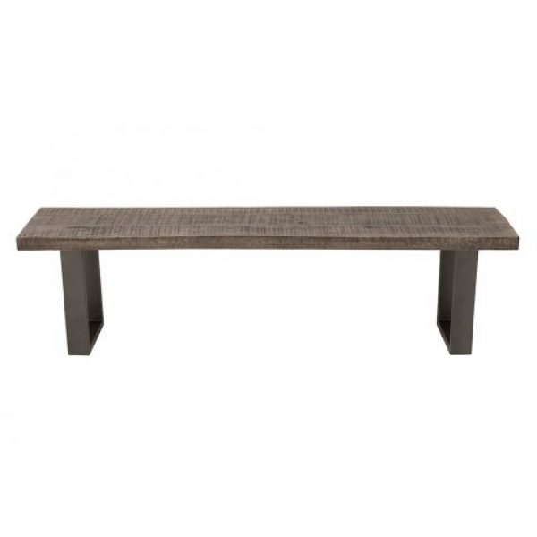 Eetkamerbank Iron Craft Mango Antraciet 170