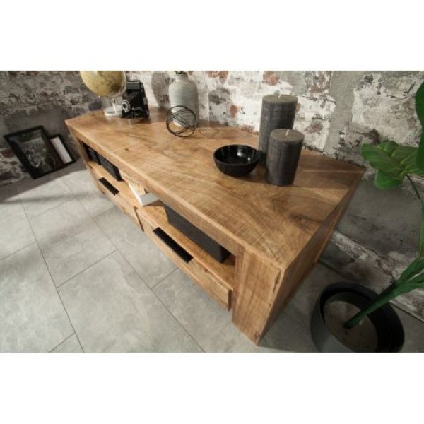 Showroommodel TV Meubel Iron Craft 2 Lades Mango, zelf afhalen