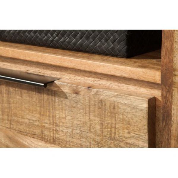 Showroommodel TV Meubel Iron Craft 2 Lades Mango, zelf afhalen