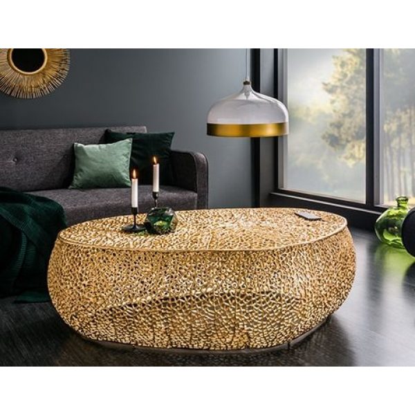 Salontafel Leaf 122 cm Goud