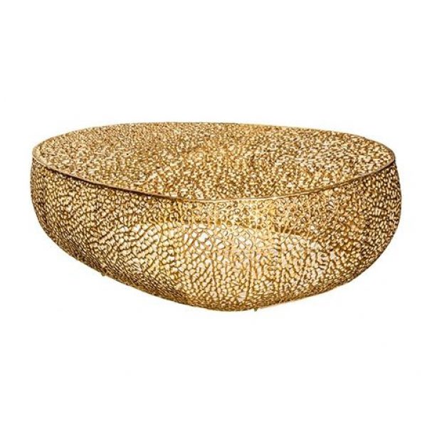 Salontafel Leaf 122 cm Goud