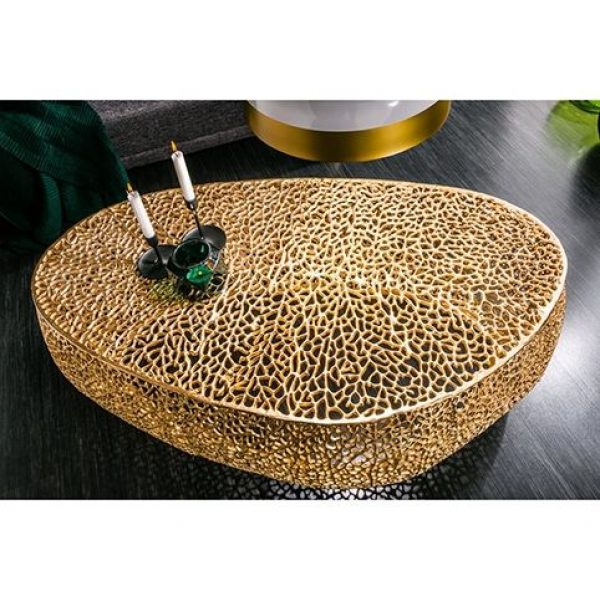 Salontafel Leaf 122 cm Goud