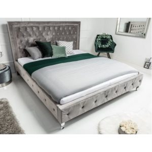 Bed Glamour Velvet 180x200 Zilver