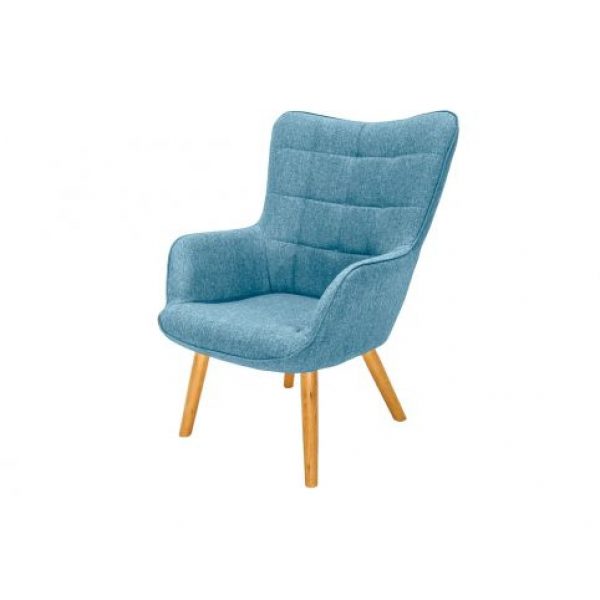 Showroommodel Fauteuil Dina Blauw, zelf afhalen