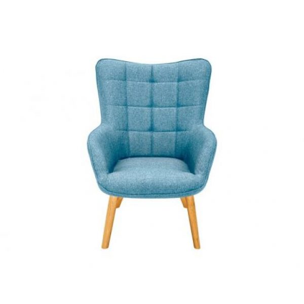 Showroommodel Fauteuil Dina Blauw, zelf afhalen