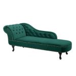 Chesterfield Recamiere Smaragdgroen Velvet