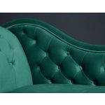 Chesterfield Recamiere Smaragdgroen Velvet