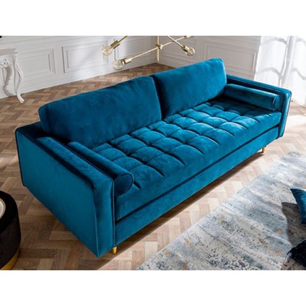 Sofa Knus 3-zits Velvet Donkerblauw