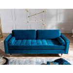Sofa Knus 3-zits Velvet Donkerblauw