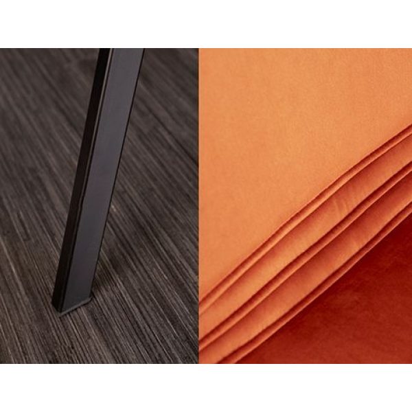 Eetkamerstoel Amsterdam Velvet Oranje
