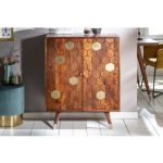 Showroommodel Drankenkast Hexagon Acacia, zelf afhalen