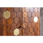 Showroommodel Drankenkast Hexagon Acacia, zelf afhalen