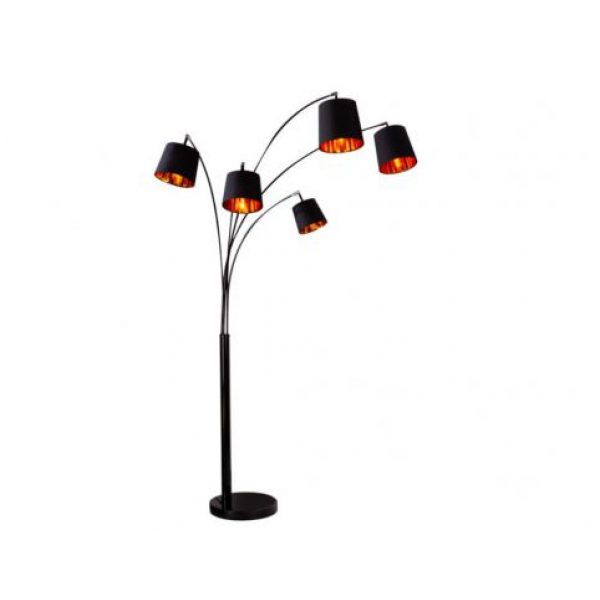 Vloerlamp Levels Zwart / Goud