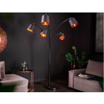 Vloerlamp Levels Zwart / Goud