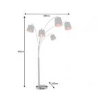 Vloerlamp Levels Zwart / Goud