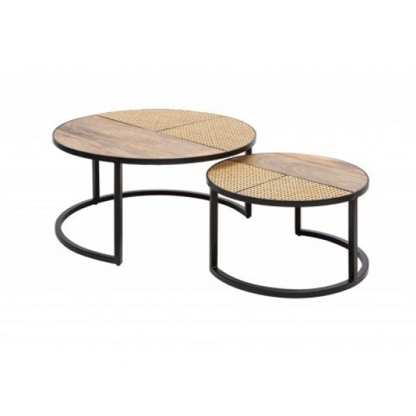 Showroommodel Salontafel set van 2 Vienna Lounge, zelf afhalen