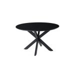 Eettafel Oslo Acacia Round 120 cm Zwart
