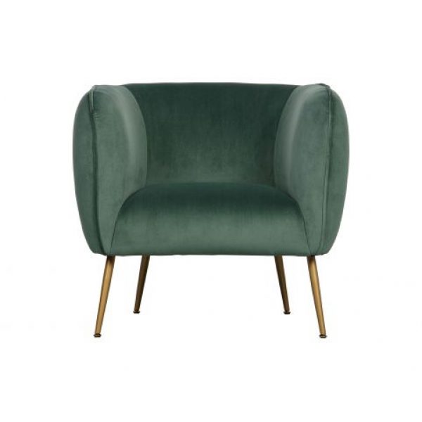 Scout Fauteuil Velvet Groen