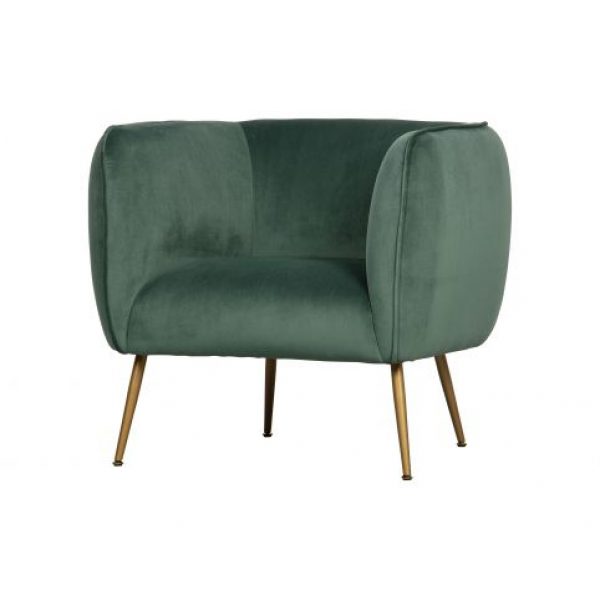 Scout Fauteuil Velvet Groen