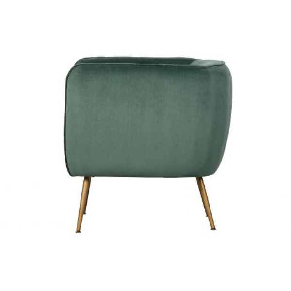 Scout Fauteuil Velvet Groen