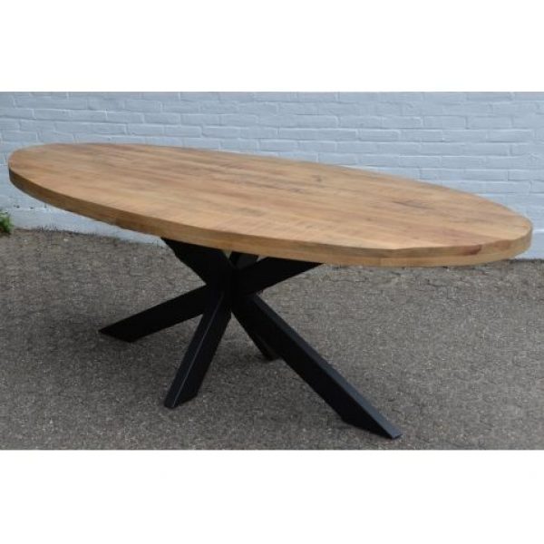 Eettafel Avalon IV Ovaal 240 Mangohout