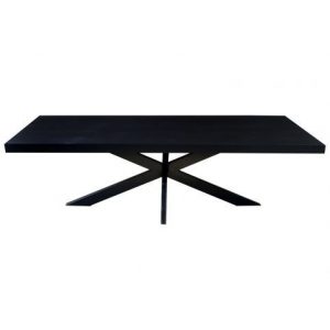 Eettafel Carleon Spider 220 II Zwart Mangohout