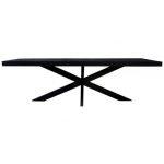 Eettafel Carleon Spider 220 II Zwart Mangohout