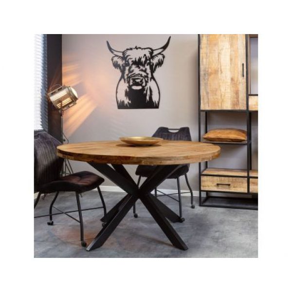 Eetkamertafel Denver Rond Mangohout 130