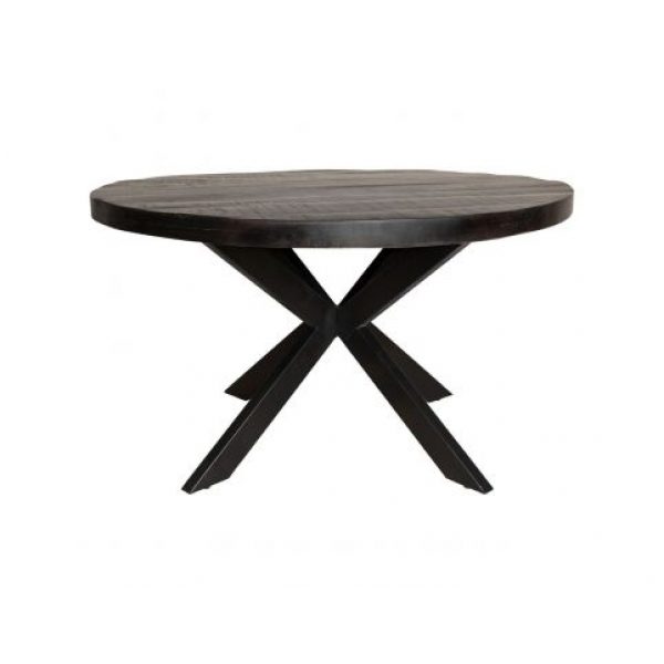 Eetkamertafel Denver Black Rond 120