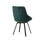 By-Boo Eetkamerstoel Beau Groen Velvet