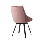 By-Boo Eetkamerstoel Beau Oud Roze Velvet