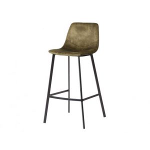 Barkruk Barfly Velvet Groen