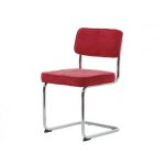 Eetkamerstoel Roberto Rib Rood