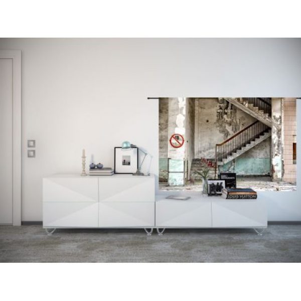 Urban Cotton Wandkleed Concrete Stairs Large