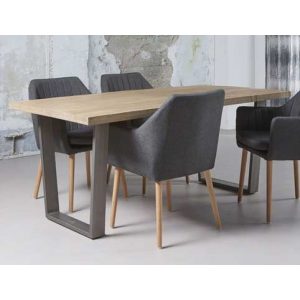 Eettafel Antiek Mango Blank 180