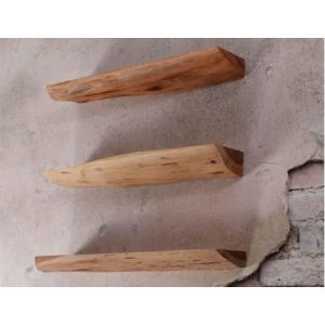 Wandplanken Set van 3 Massief Edge 60