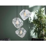 Hanglamp 3L Rock Clear Getrapt