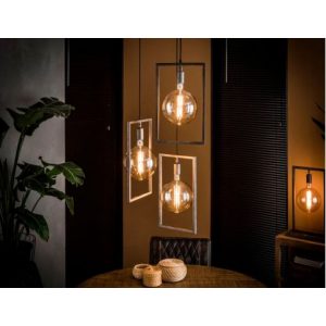 Hanglamp sky 3L getrapt / Oud zilver