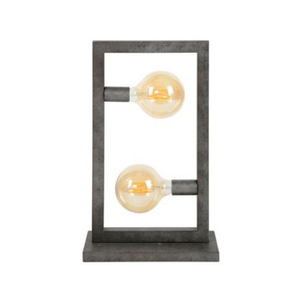 Tafellamp 2L steps / Oud zilver